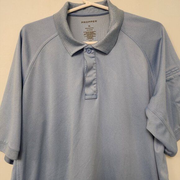 Propper Polo Shirt Tactical Performance Short Sleeve Outdoor Blue Mens XL - Picture 3 of 8